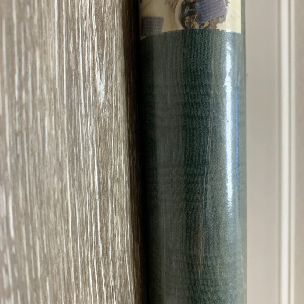 Graham & Brown Green Faux Bois Vinyl Pre-pasted Vintage Wallcovering Wallpaper